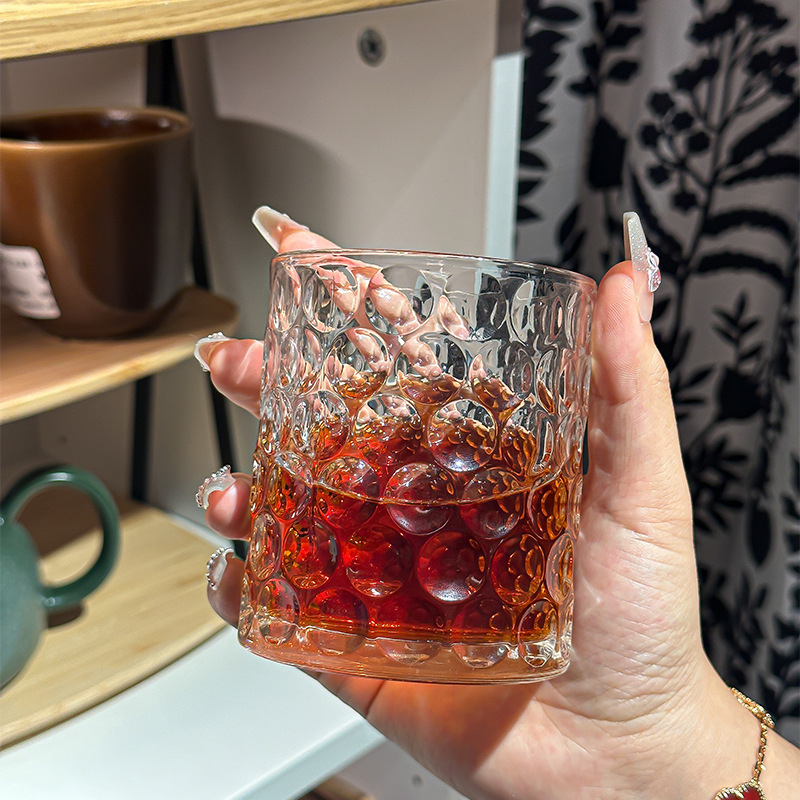 波点威士忌洋酒杯1 Bubble pattern whiskey glass (4)