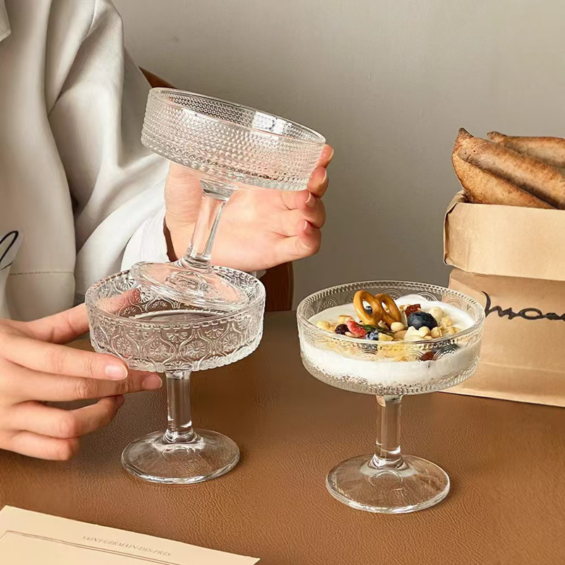 Glass dessert glasses10