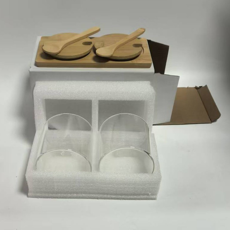 调料罐套装1 Bamboo lid seasoning jar with spoon (2)