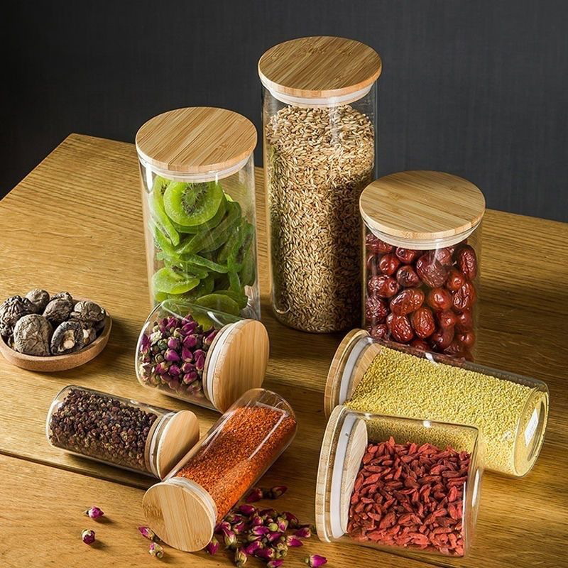 高硼硅玻璃罐密封储物罐 High borosilicate glass jars sealed storage jars (5)