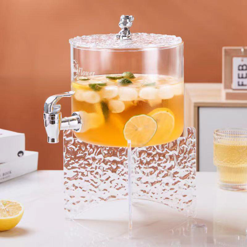 果汁桶1 Glass juice dispenser with base (4)