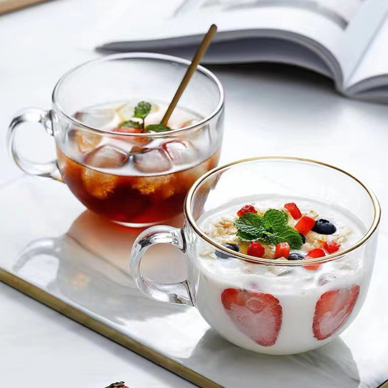 南瓜造型透明玻璃咖啡杯 Pumpkin-shaped clear glass coffee cup (4)