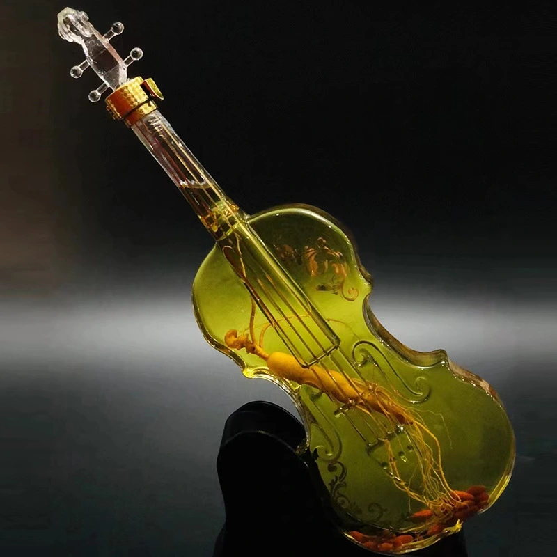 小提琴泡酒玻璃瓶1 Violin wine glass bottle (5)