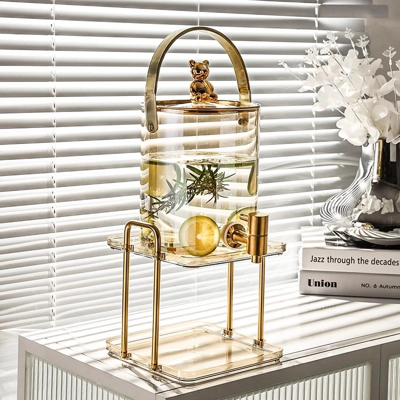 小熊果汁缸套装1 Bear Glass Cold Water Kettle with Faucet (6)