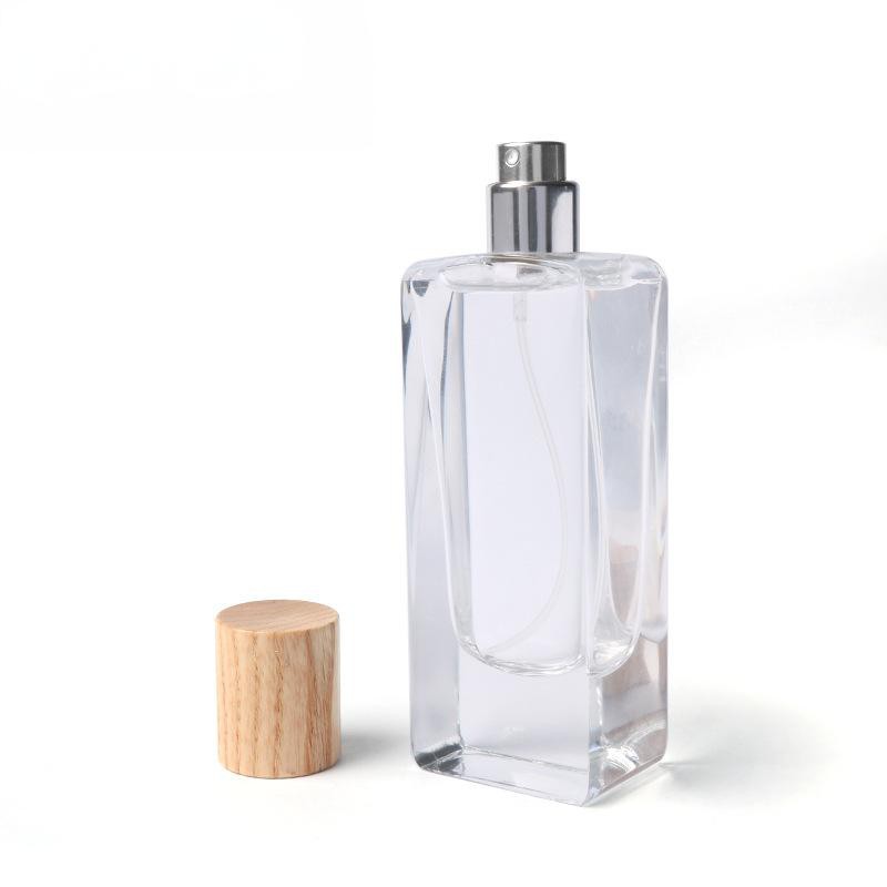 圆形木盖香水瓶 Perfume bottle with wooden cover (1)