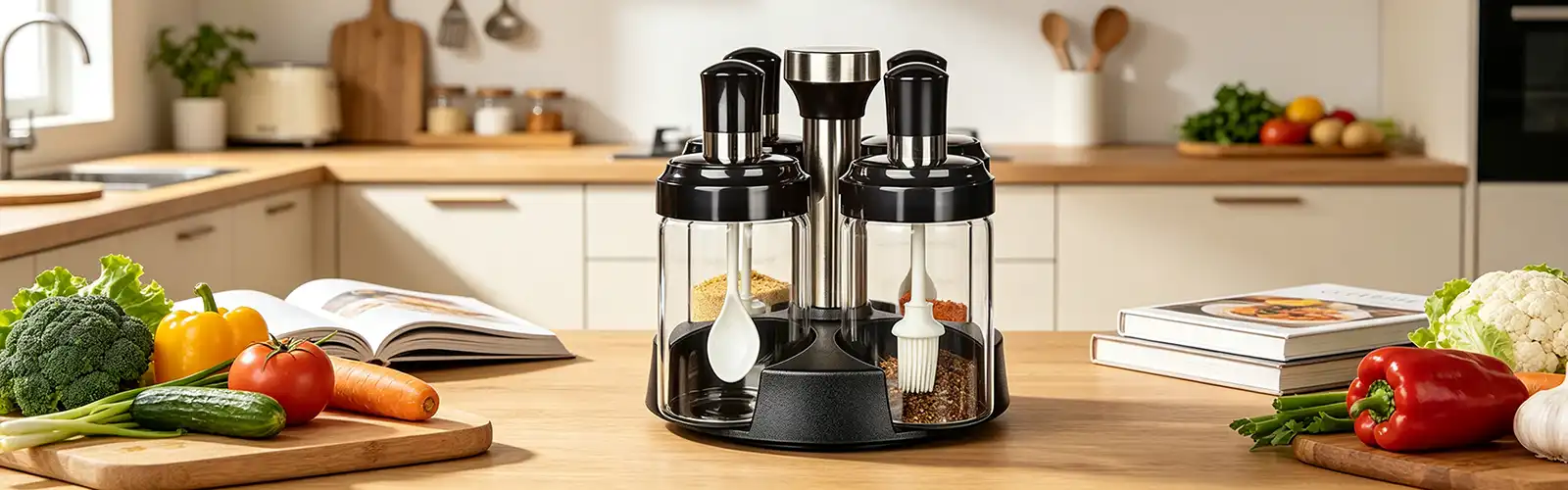Rotating glass seasoning bottle Rotating glass seasoning bottle