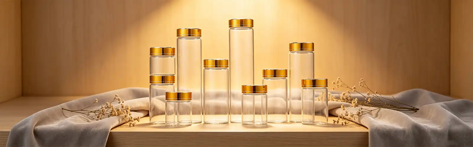 high borosilicate glass wine bottle