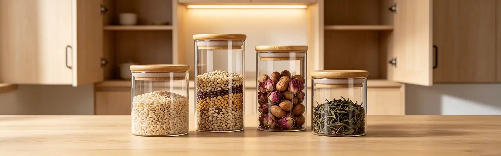 high borosilicate glass jars sealed storage jars high borosilicate glass jars sealed storage jars