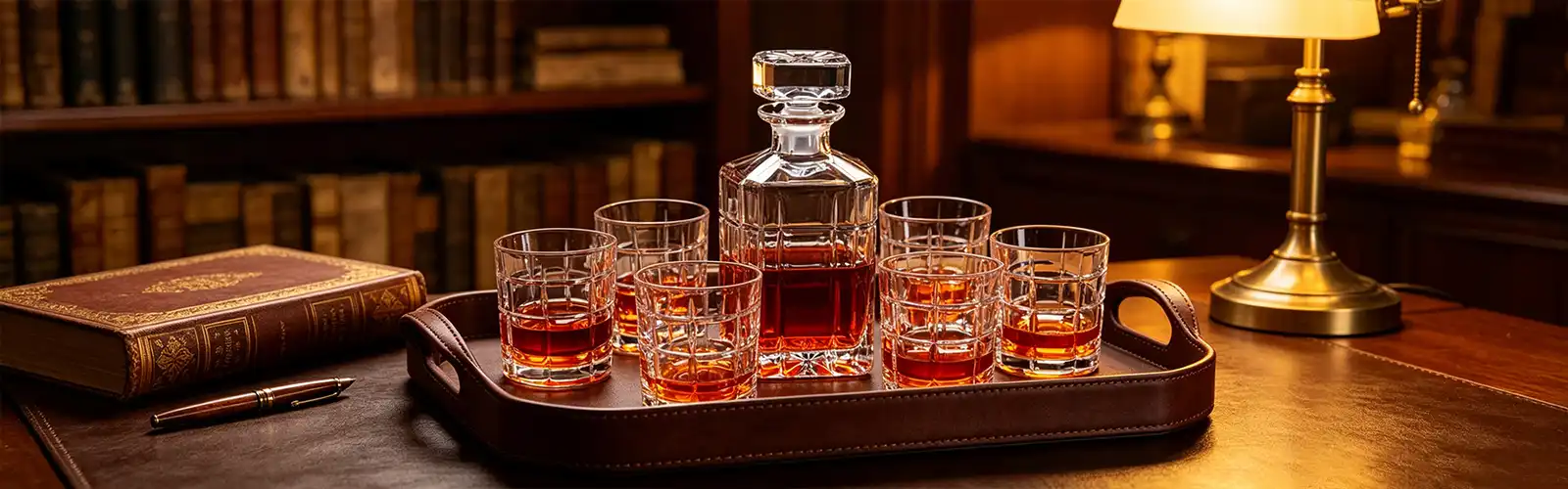 square crystal wine bottle