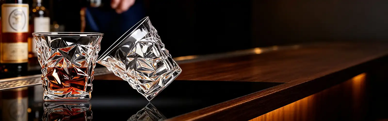 diamond whiskey glasses