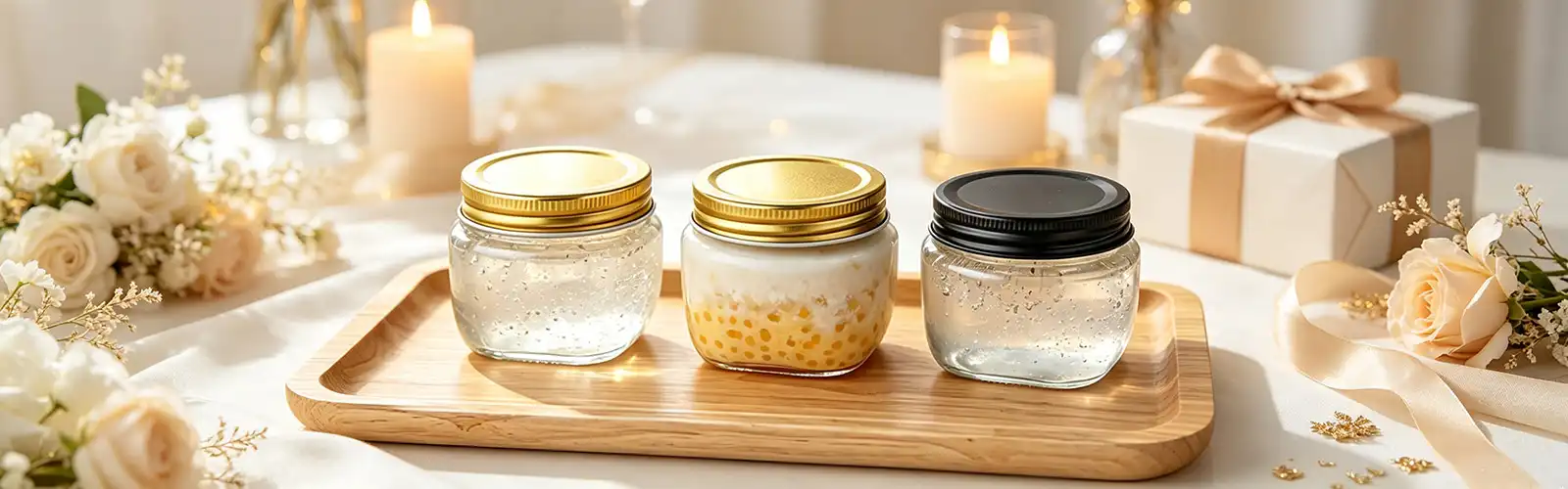 Bird's nest glass jar Bird's nest glass jar