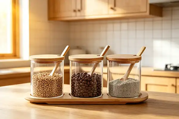 Is bamboo lid safe for seasoning jars?
