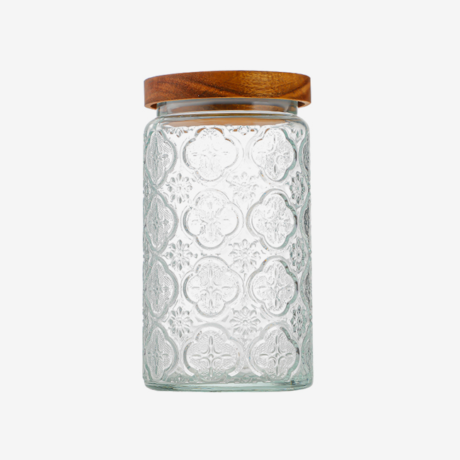 Large capacity vintage airtight glass jar