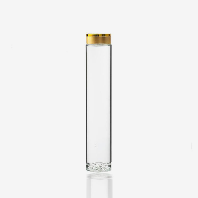 High borosilicate glass wine bottle